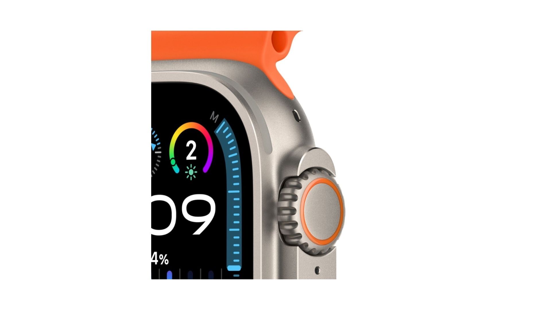 Apple Watch Ultra 2 (2024) GPS + Cellular 49mm, Titanium Case, Ocean Band (Orange) — фото 3