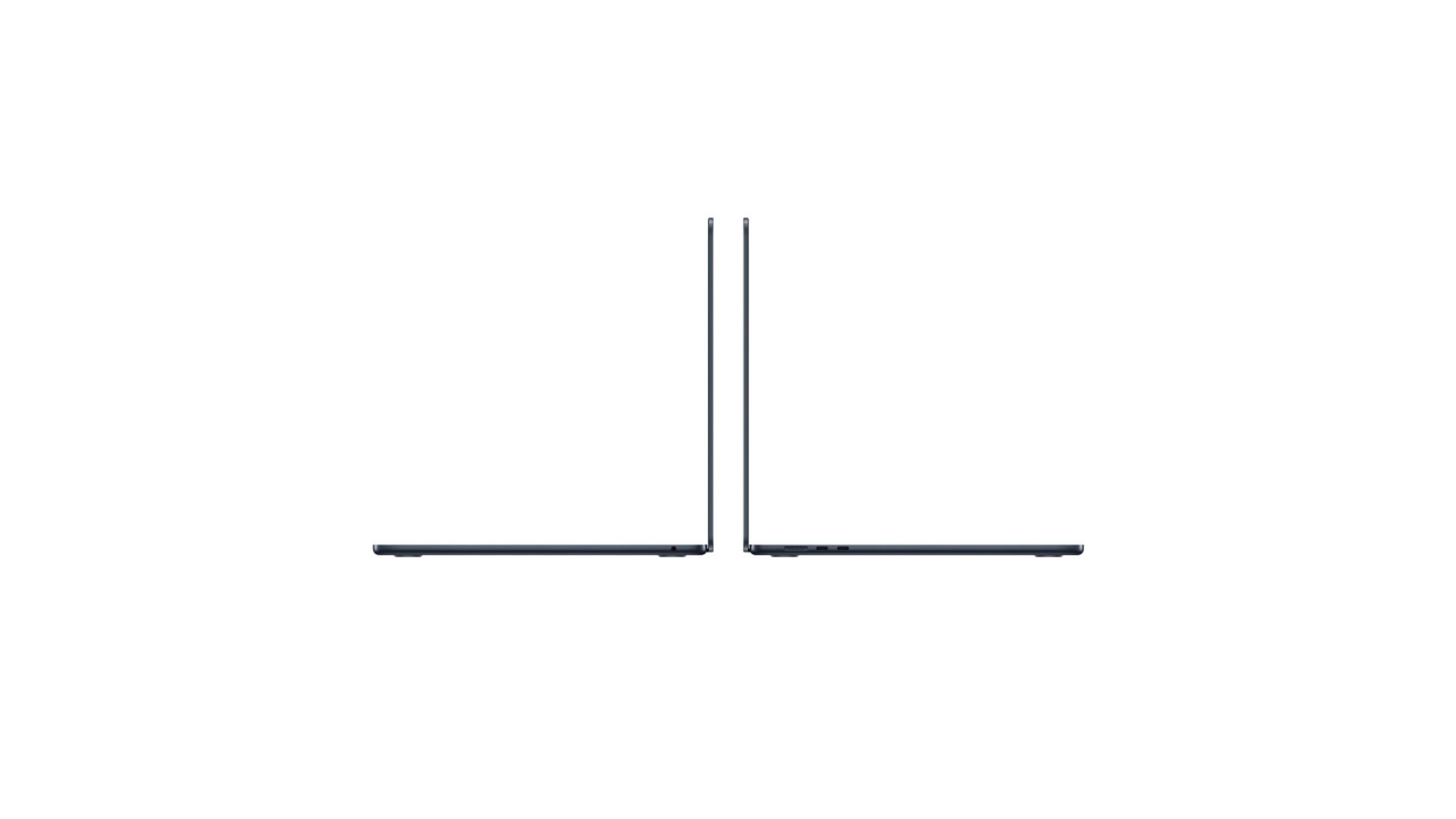 Ноутбук Apple MacBook Air 15" (M3, 8C CPU/10C GPU, 2024), 8 ГБ, 512 ГБ SSD, «Midnight» MRYV3 — фото 2